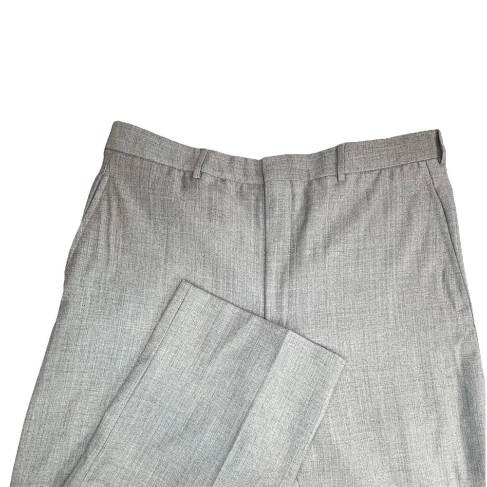 Vintage Polo Ralph Lauren Dress Pants Made In Italy Men’s‎ 34x27 Gray Wool